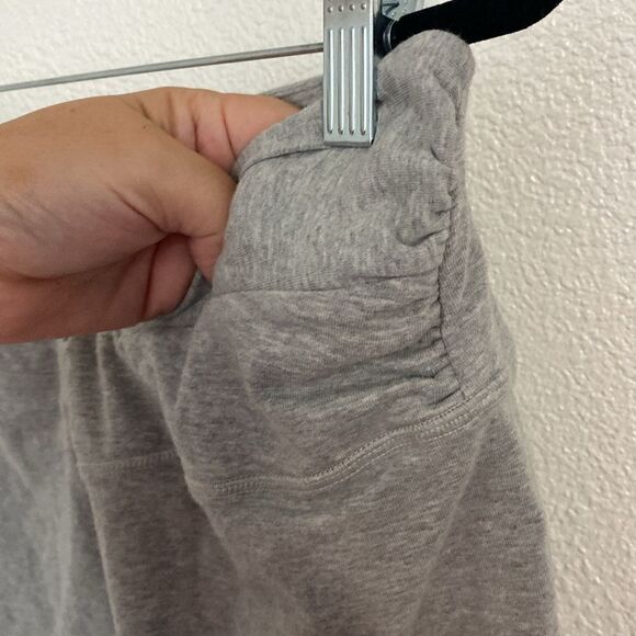 PINK-grey high-waisted twisted waist bike shorts- Size XL - Picture 5 of 6